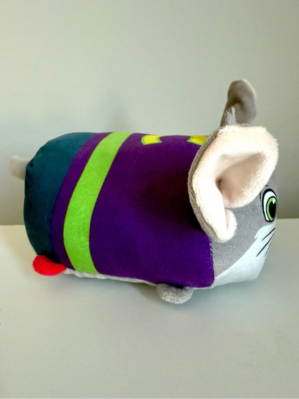 Chuck E Cheese Mouse 7” Stackable Tsum Tsum Style Stuffed Plush Mascot Prize Toy - Picture 7 of 12